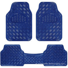 Metallic Design Car Floor Mat (blauw)